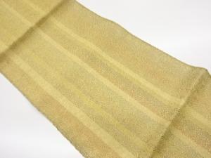 縞模様織出し名古屋帯